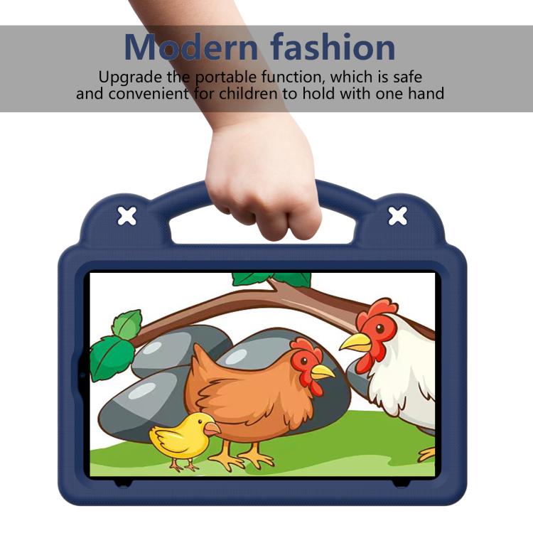 For Alldocube iPlay 50 Mini Pro 2023 8.4 Handle Kickstand Children EVA Shockproof Tablet Case(Navy Blue) - CUBE by PMC TechLife | Online Shopping South Africa | PMC TechLife | Buy Now Pay Later Mobicred