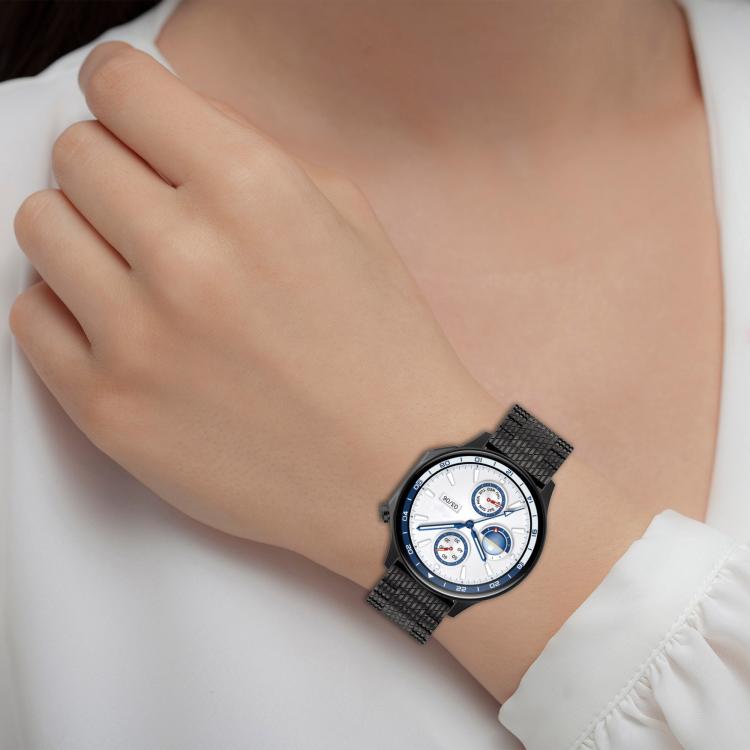 For OPPO Watch X2 Twill Texture Stainless Steel Metal Watch Band(Silver) - free shipping - PMC TechLife - Order now!