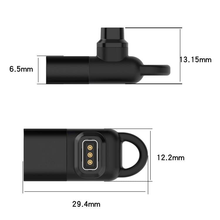 For COROS PACE Pro Smart Watch Charging Adapter(Black) - Charger by PMC TechLife | Online Shopping South Africa | PMC TechLife | Buy Now Pay Later Mobicred