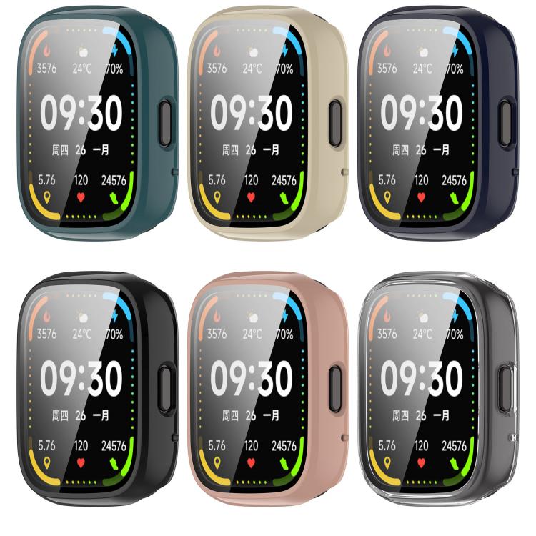 For Lexin Watch 3 Tempered Film Integrated PC Watch Protective Case(Pine Green) - Watch Case by PMC TechLife | Online Shopping South Africa | PMC TechLife | Buy Now Pay Later Mobicred