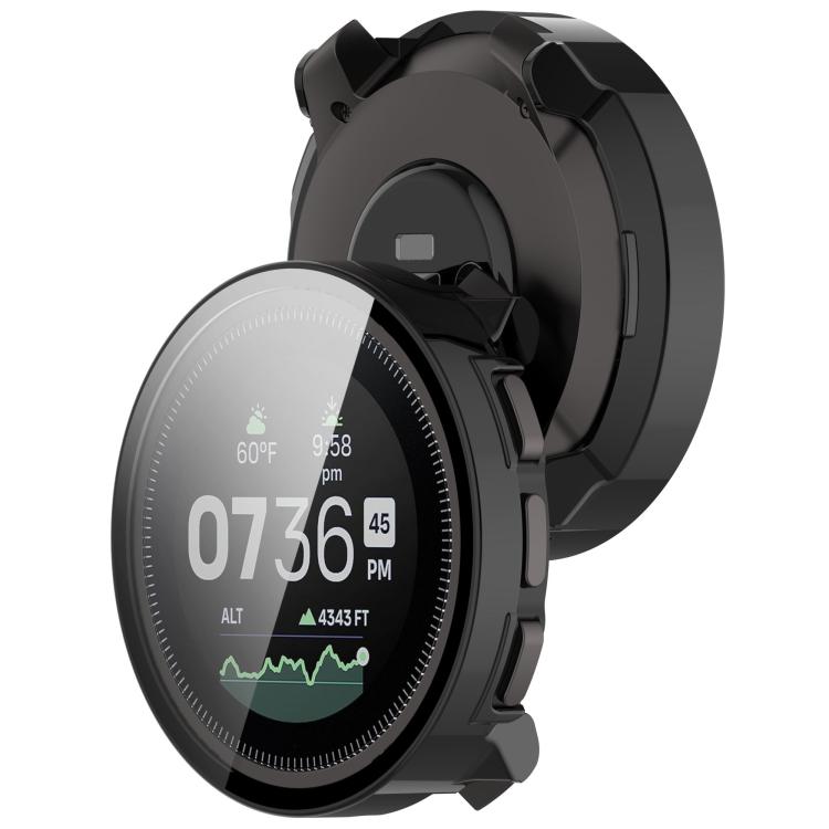 For Suunto Vertical Tempered Film Integrated PC Watch Protective Case(Black) - Watch Case by PMC TechLife | Online Shopping South Africa | PMC TechLife | Buy Now Pay Later Mobicred