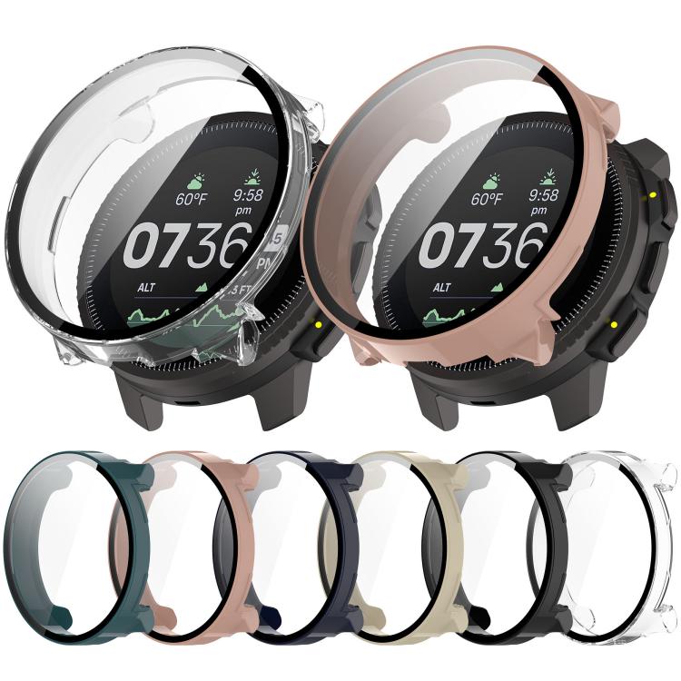 For Suunto Vertical Tempered Film Integrated PC Watch Protective Case(Ink Blue) - Watch Case by PMC TechLife | Online Shopping South Africa | PMC TechLife | Buy Now Pay Later Mobicred