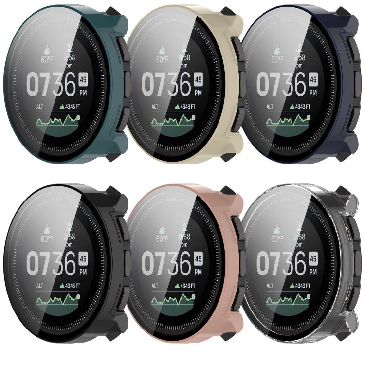 For Suunto Vertical Tempered Film Integrated PC Watch Protective Case(Ink Blue) - Watch Case by PMC TechLife | Online Shopping South Africa | PMC TechLife | Buy Now Pay Later Mobicred