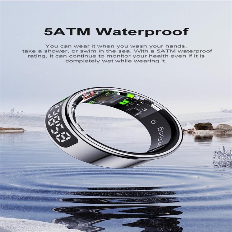 R11 SIZE 12 Smart Ring, Support Heart Rate / Blood Oxygen / Sleep / Multiple Sports Modes(Silver) - free shipping - PMC TechLife - Order now!