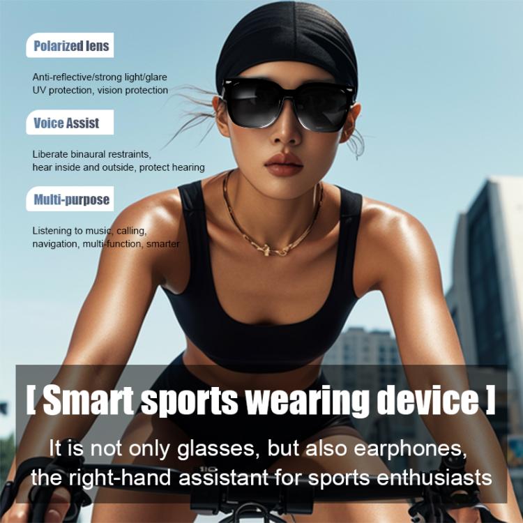 GS01 Smart Glasses, Support Intelligent Driving Navigation / Bluetooth Call(Black) - free shipping - PMC TechLife - Order now!