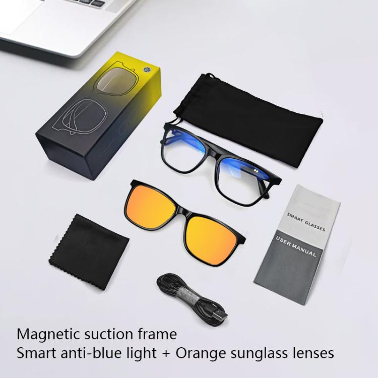 GS05 Smart Glasses, Support AI Smart Chip / Bluetooth Call / Remote Control Photography(Orange) - free shipping - PMC TechLife - Order now!