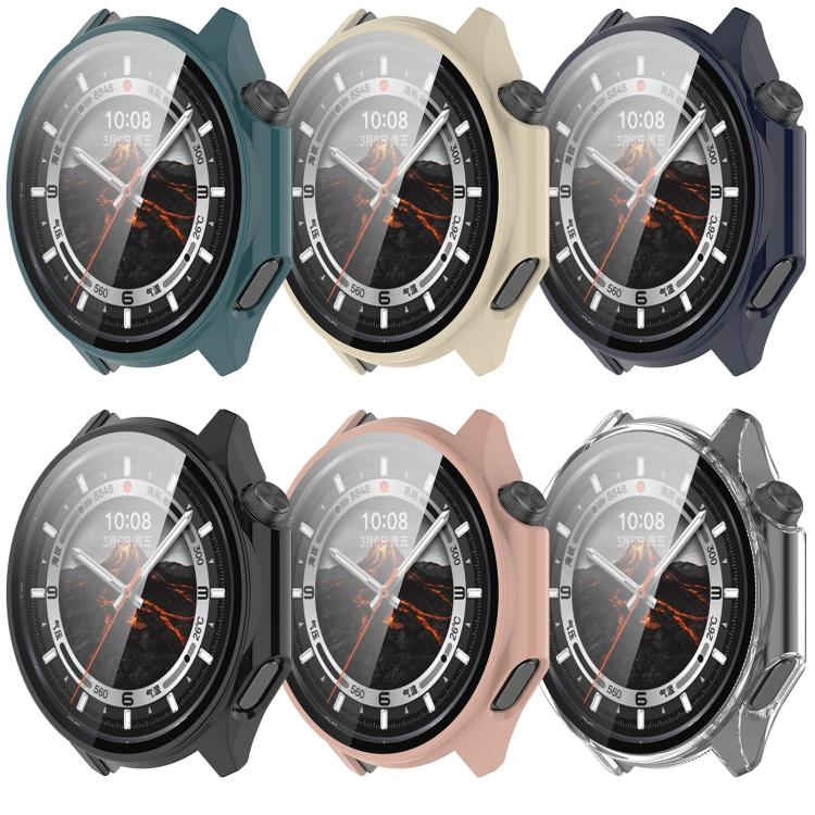 For OPPO Watch X2 Tempered Film Integrated PC Watch Protective Case(Transparency) - Watch Case by PMC TechLife | Online Shopping South Africa | PMC TechLife | Buy Now Pay Later Mobicred