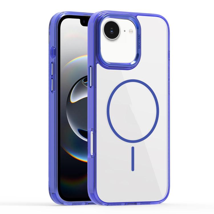 For iPhone 16e Star Shield Thin Circle MagSafe Phone Case(Blue) - iPhone 16e Cases by PMC TechLife | Online Shopping South Africa | PMC TechLife | Buy Now Pay Later Mobicred