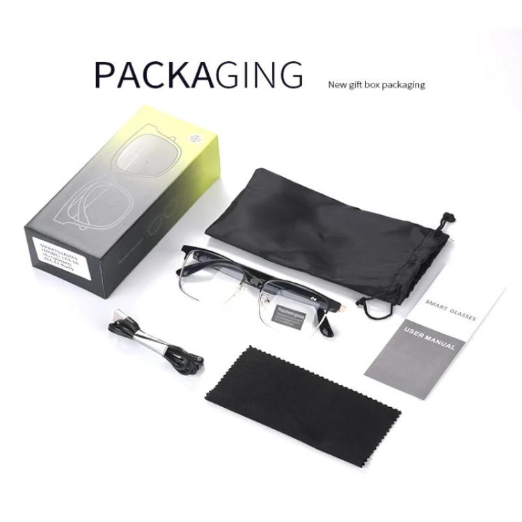 GS06 Smart Glasses, Support AI Smart Chip / Bluetooth Call / Outdoor Sports(Silver) - free shipping - PMc TechLife - Order now!