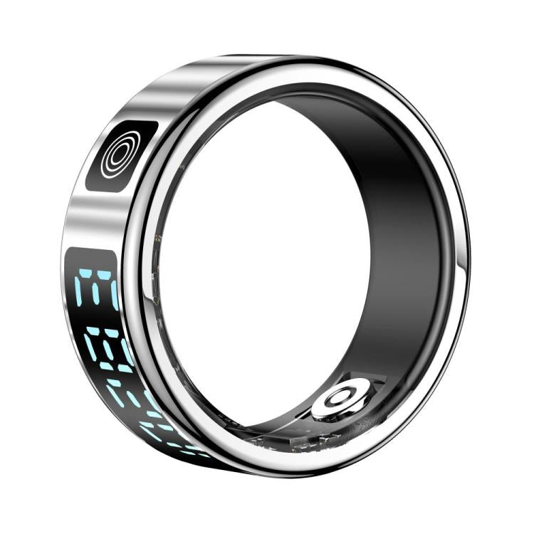 SR08 SIZE 11 Smart Ring, Support Hand Gestures Control / Health Monitoring / Multiple Sports Modes(Silver) - free shipping - PMc TechLife - Order now!