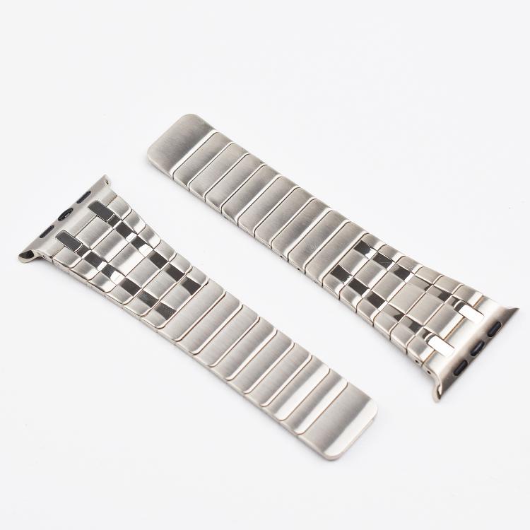 For Apple Watch 46mm / 49mm / 45mm / 44mm One Bead Magnetic Milan Stainless Steel Watch Band(Titanium Gray) - Watch Bands by PMC TechLife | Online Shopping South Africa | PMC TechLife | Buy Now Pay Later Mobicred