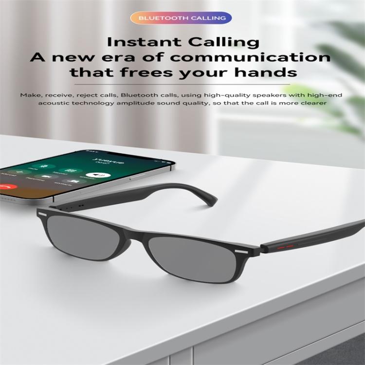 D13 Smart Glasses, Support Bluetooth Call / Bluetooth Music / Remote Control Photo(White) - free shipping - PMC TechLife - Order now!
