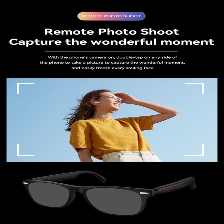 D13 Smart Glasses, Support Bluetooth Call / Bluetooth Music / Remote Control Photo(White) - free shipping - PMC TechLife - Order now!