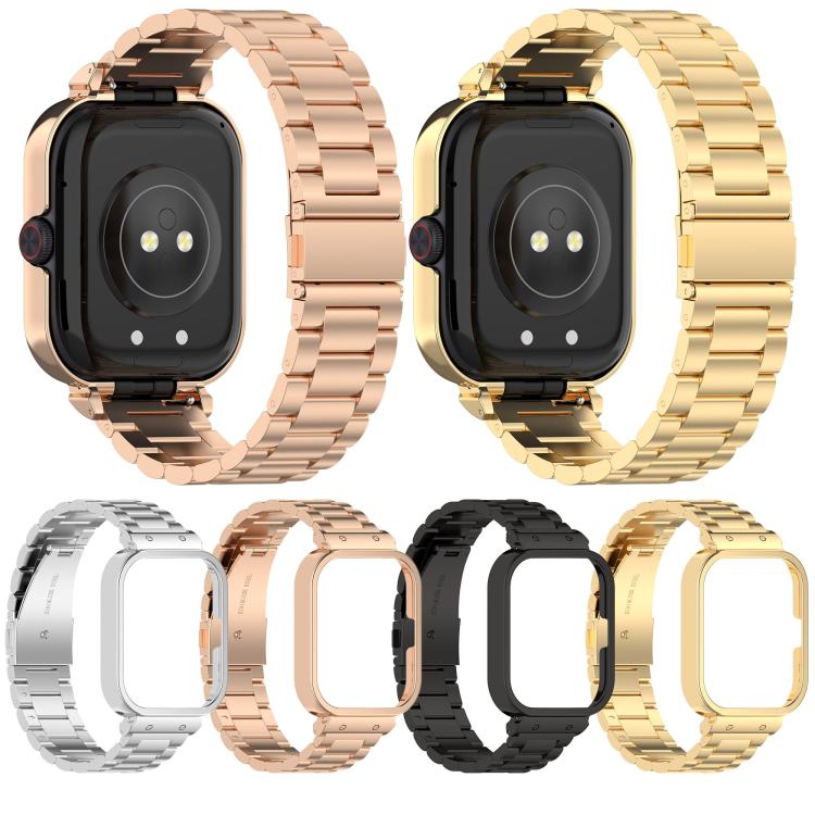 For vivo Watch GT Watch Frame Integrated Three Beads Stainless Steel Watch Band(Silver) - free shipping - PMC TechLife - Order now!