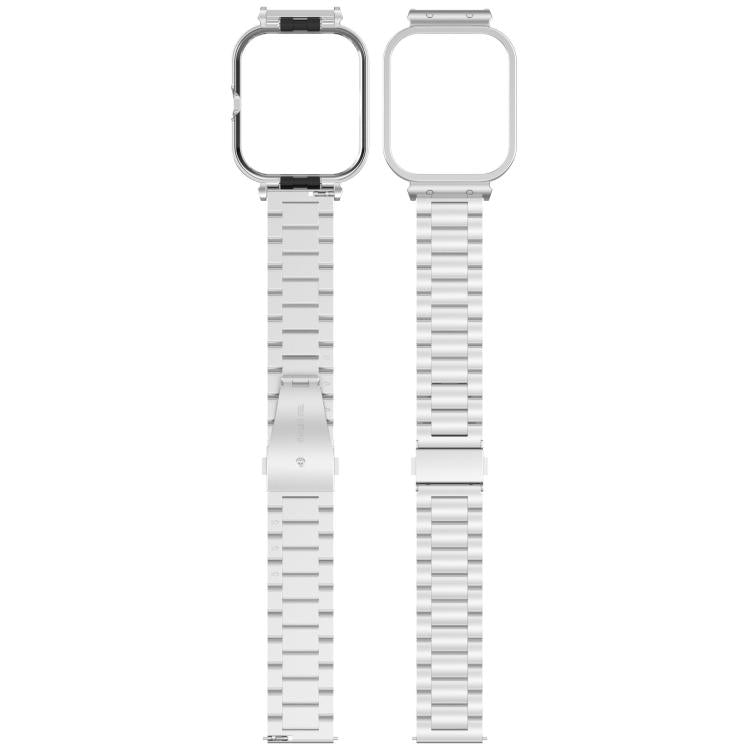 For vivo iQOO Watch GT Watch Frame Integrated Three Beads Stainless Steel Watch Band(Rose Gold) - free shipping - PMC TechLife - Order now!