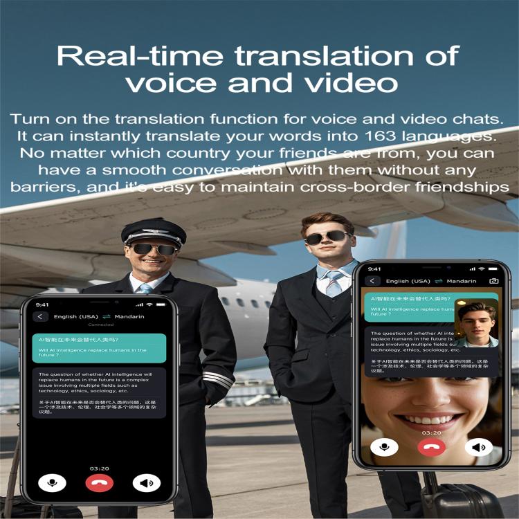 W100C Smart Glasses, Support AI Conversation / AI Intelligent Translation / Bluetooth Call(Black) - free shipping - PMC TechLife - Order now!