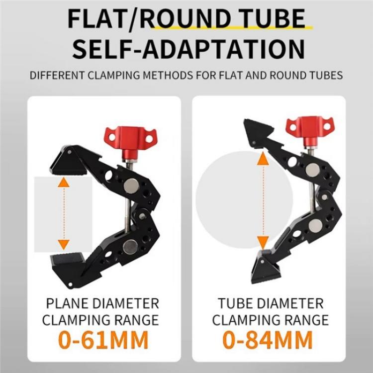 F084 Metal Hot Shoe Mount Multi-Function Crab Clamp Universal Photography Light Stand Clamp - free shipping - PMC TechLife - Order now!