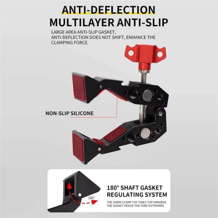 F084 Metal Hot Shoe Mount Multi-Function Crab Clamp Universal Photography Light Stand Clamp - free shipping - PMC TechLife - Order now!