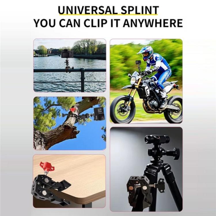 F084 Metal Hot Shoe Mount Multi-Function Crab Clamp Universal Photography Light Stand Clamp - free shipping - PMC TechLife - Order now!