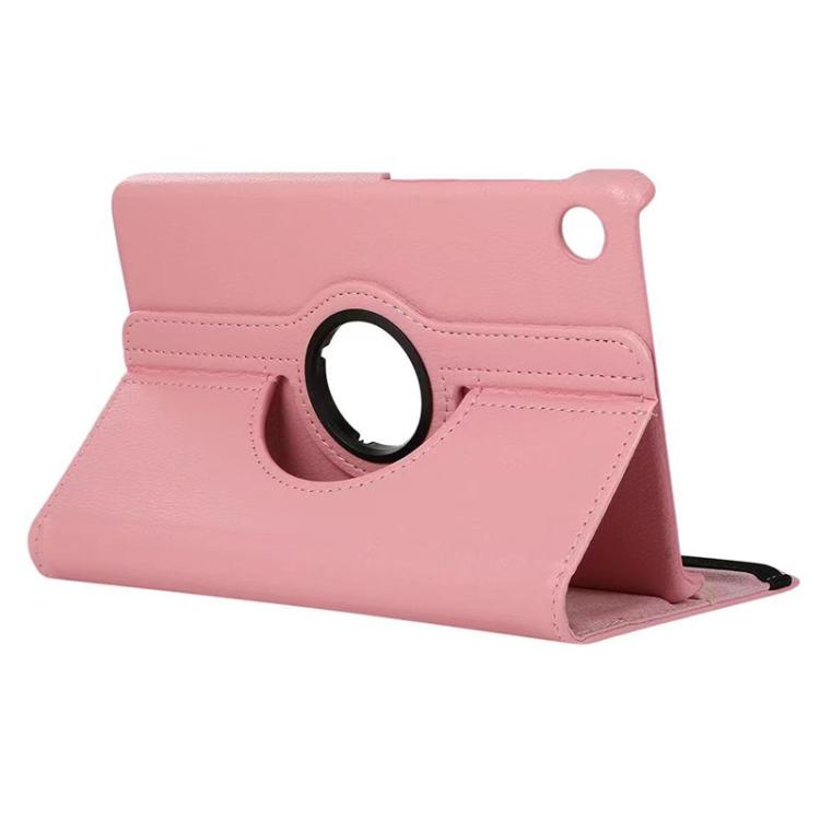 For Samsung Galaxy Tab A9+ 11.0 ENKAY 360 Degree Rotation Litchi Leather Smart Tablet Case(Pink) - free shipping - PMc TechLife - Order now!