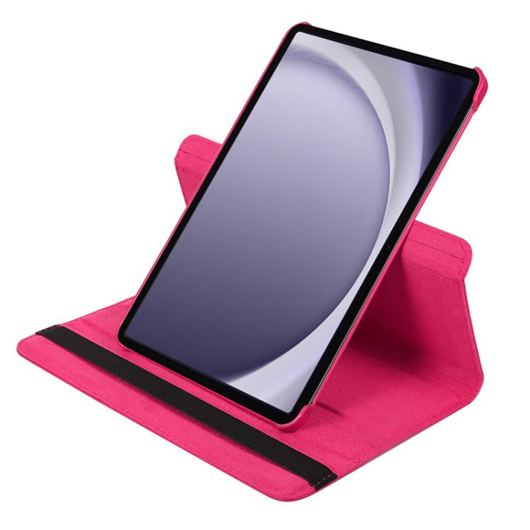 For Samsung Galaxy Tab A9 8.7 ENKAY 360 Degree Rotation Litchi Leather Smart Tablet Case(Pink) - free shipping - PMc TechLife - Order now!