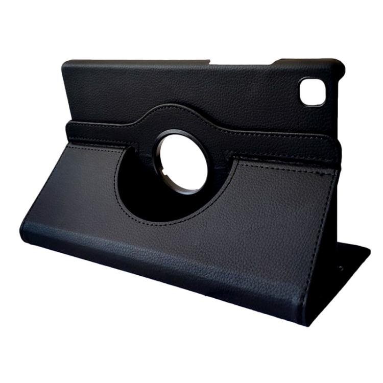 For Samsung Galaxy Tab A7 Lite 8.7 ENKAY 360 Degree Rotation Litchi Leather Smart Tablet Case(Black) - free shipping - PMc TechLife - Order now!
