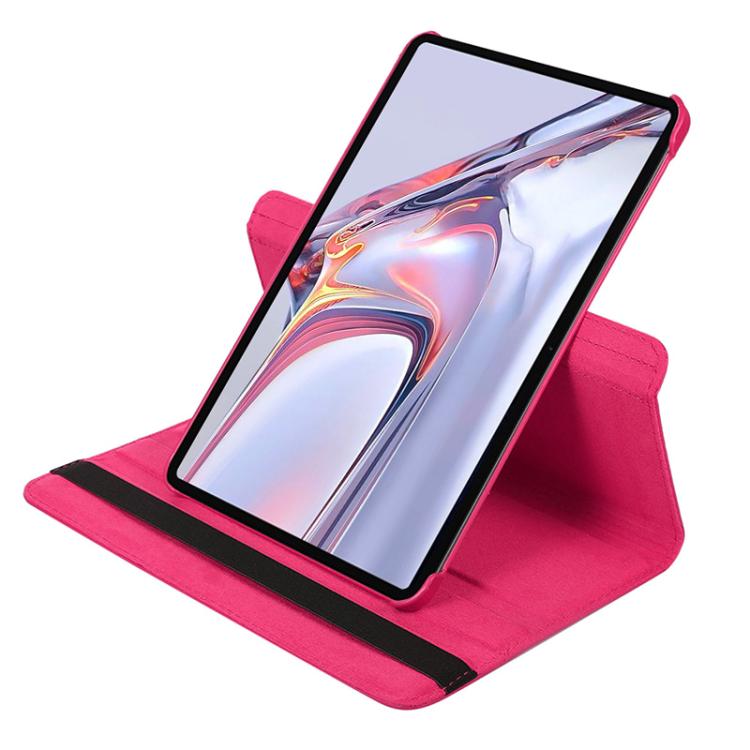 For Samsung Galaxy Tab A7 Lite 8.7 ENKAY 360 Degree Rotation Litchi Leather Smart Tablet Case(Rose Red) - free shipping - PMc TechLife - Order now!