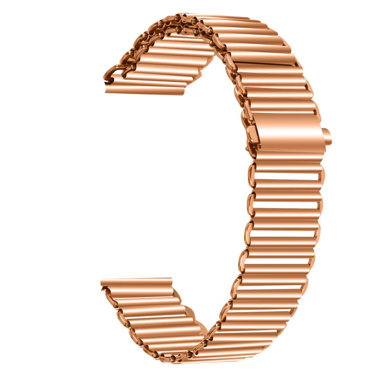 20mm Loop Slingshot Buckle Stainless Steel Watch Band(Rose Gold) - free shipping - PMC TechLife - Order now!