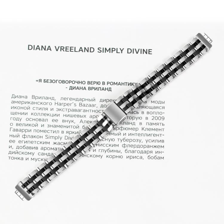 For Fitbit Inspire 1 / Inspire 2 Five Beads Slingshot Buckle Steel Watch Band(Silver Black) - free shipping - PMC TechLife - Order now!