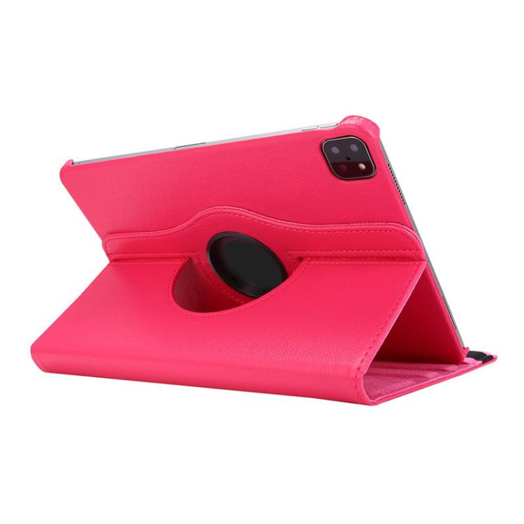 For iPad Air 11 2025 / 2024 / Air 10.9 2022 ENKAY 360 Degree Rotation Litchi Leather Smart Tablet Case(Rose Red) - free shipping - PMc TechLife - Order now!