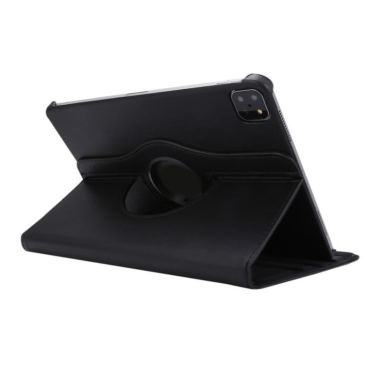For iPad Pro 12.9 / Air 13 2025 / 2024 ENKAY 360 Degree Rotation Litchi Leather Smart Tablet Case(Black) - free shipping - PMc TechLife - Order now!