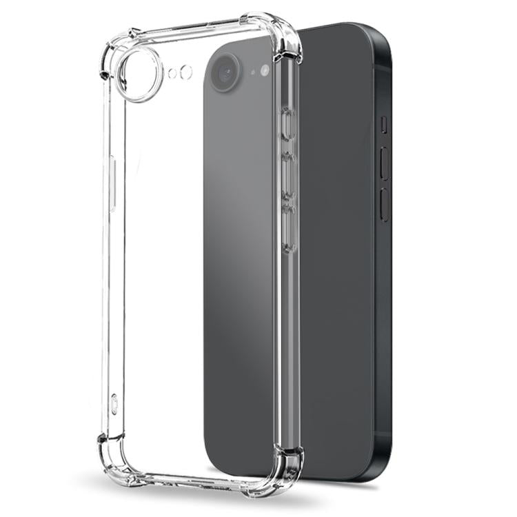 For iPhone 16e NORTHJO 2 in 1 TPU Airbag Shockproof Phone Case with Screen Film(Clear) - free shipping - PMc TechLife - Order now!