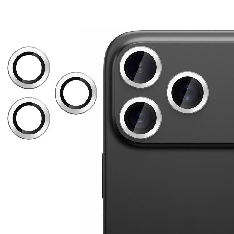 For iPhone 17 Pro Kalebol No Flicker Ultra-Thin Individual Camera Lens Tempered Glass Film(Silver) - iPhone 17 Pro Tempered Glass by Kalebol | Online Shopping South Africa | PMC TechLife | Buy Now Pay Later Mobicred