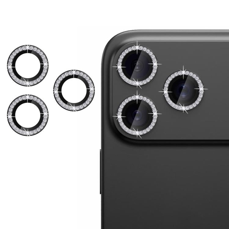 For iPhone 17 Pro Kalebol Individual Camera Lens Diamond Ring Protector(Black) - iPhone 17 Pro Tempered Glass by Kalebol | Online Shopping South Africa | PMC TechLife | Buy Now Pay Later Mobicred