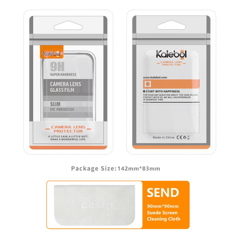 For iPhone 17 Pro Kalebol Individual Camera Lens Diamond Ring Protector(Black) - iPhone 17 Pro Tempered Glass by Kalebol | Online Shopping South Africa | PMC TechLife | Buy Now Pay Later Mobicred