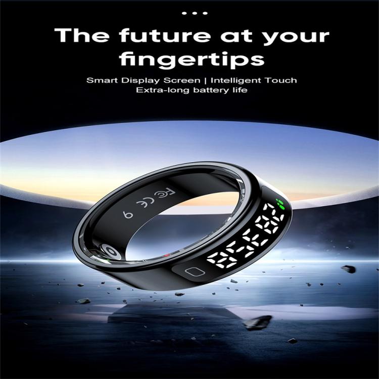R11C SIZE 13 Smart Ring, Support Heart Rate / Blood Oxygen / Sleep Monitoring / Multiple Sport Modes(Black) - free shipping - PMC TechLife - Order now!
