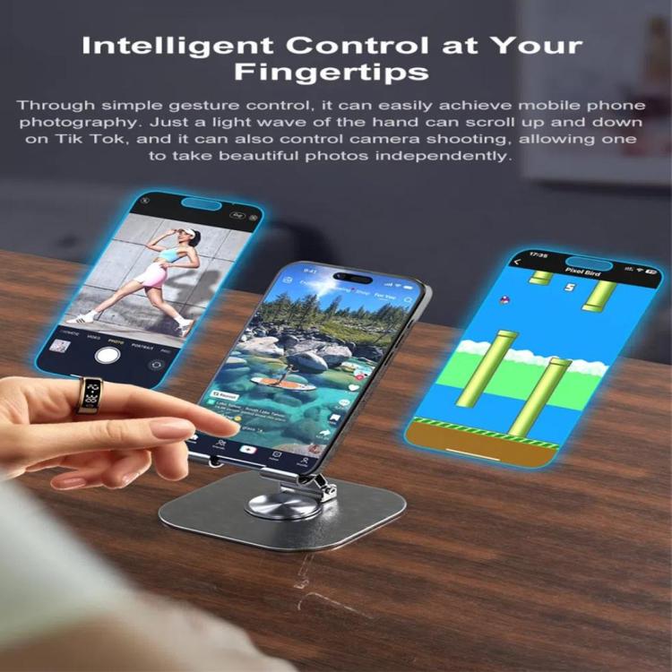 R11C SIZE 13 Smart Ring, Support Heart Rate / Blood Oxygen / Sleep Monitoring / Multiple Sport Modes(Rose Gold) - free shipping - PMC TechLife - Order now!