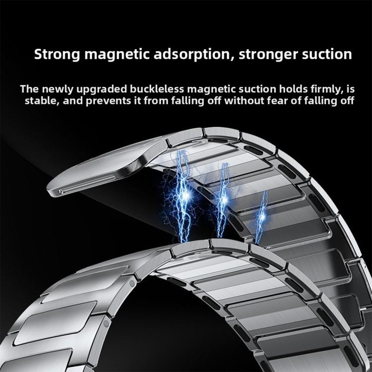 For Apple Watch 46mm / 49mm / 45mm / 44mm I-Beam Magnetic Stainless Steel Strap(Titanium Gold) - free shipping - PMC TechLife - Order now!