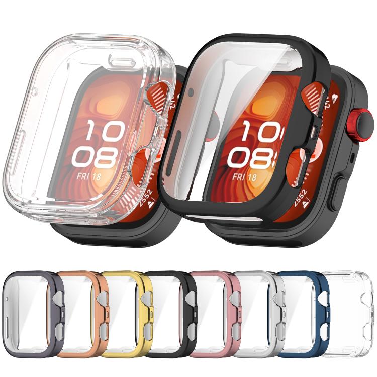 For Huawei Watch Fit 4 Electroplated TPU Full Coverage Watch Protective Case(Transparent) - free shipping - PMC TechLife - Order now!