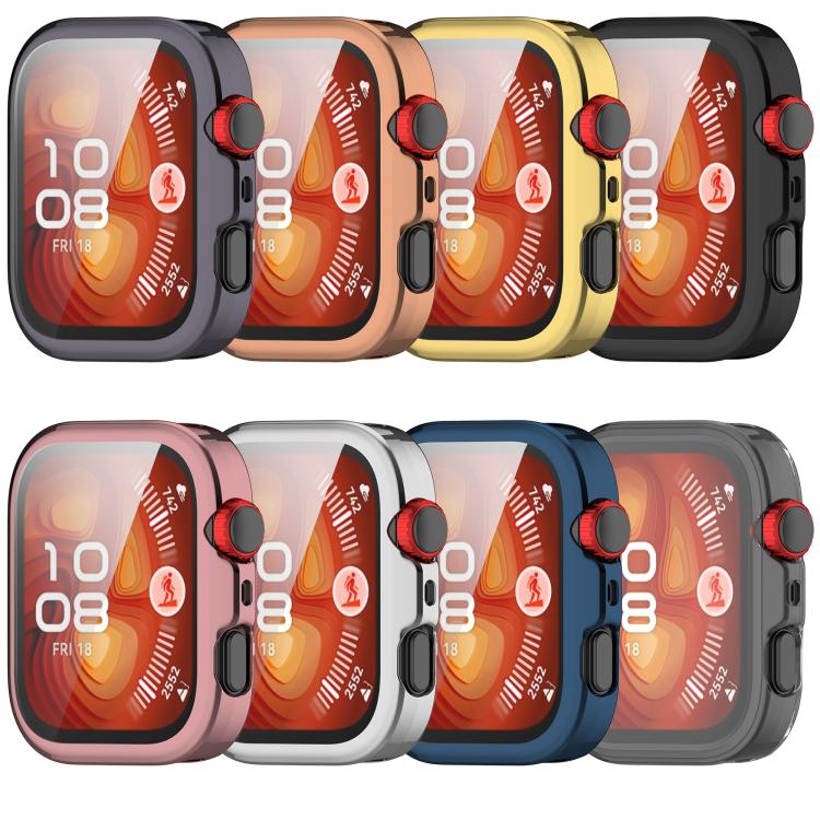 For Huawei Watch Fit 4 Electroplated TPU Full Coverage Watch Protective Case(Silver) - free shipping - PMC TechLife - Order now!