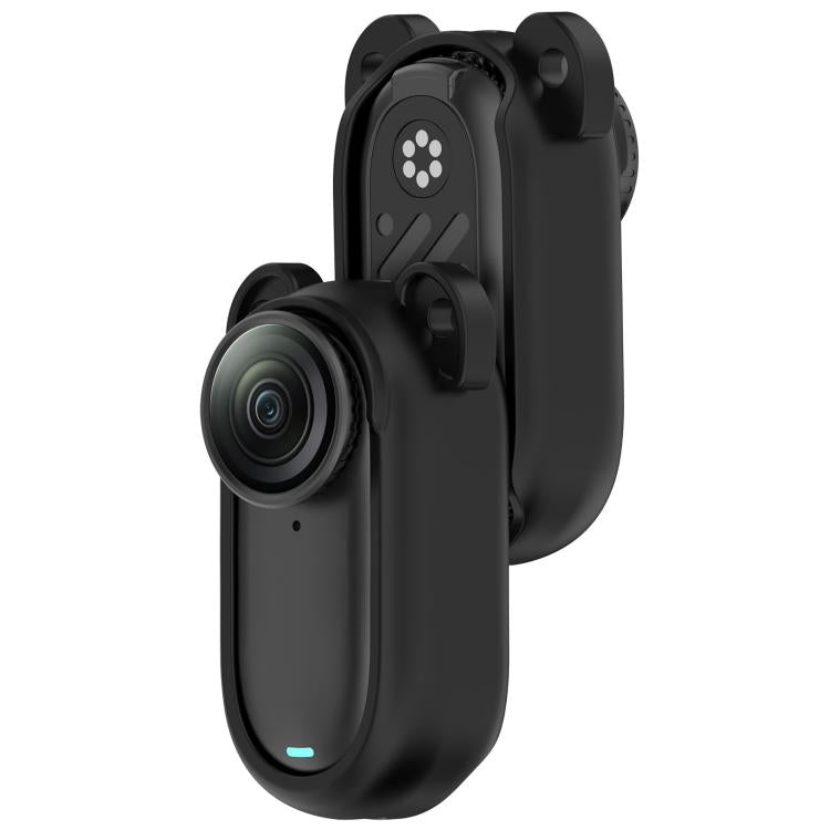 For Insta 360 Go 3S / Go 3  Solid Color Silicone Protective Case(Black) - free shipping - PMC TechLife - Order now!