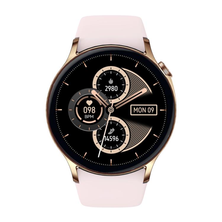 Sense 6 1.43 AMOLED Screen IP68 Waterproof Bluetooth Call Smartwatch Supports Health Monitoring(Pink) - free shipping - PMC TechLife - Order now!