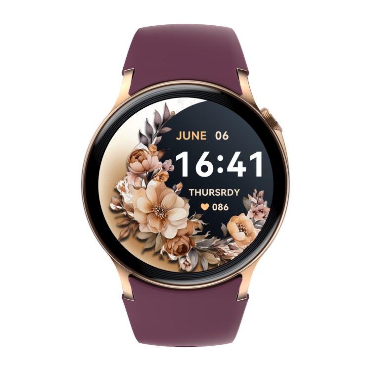 Sense 6 1.43 AMOLED Screen IP68 Waterproof Bluetooth Call Smartwatch Supports Health Monitoring(Wine Red) - free shipping - PMC TechLife - Order now!