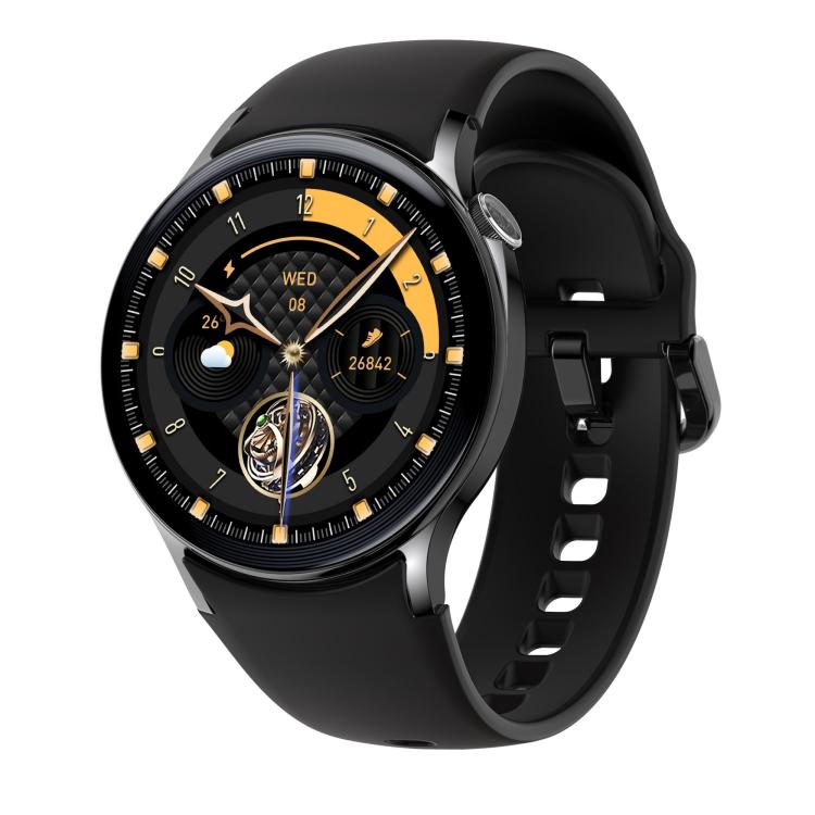 Sense 6 1.43 AMOLED Screen IP68 Waterproof Bluetooth Call Smartwatch Supports Health Monitoring(Black) - free shipping - PMC TechLife - Order now!
