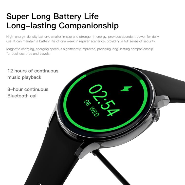 Sense 6 1.43 AMOLED Screen IP68 Waterproof Bluetooth Call Smartwatch Supports Health Monitoring(Purple) - free shipping - PMC TechLife - Order now!