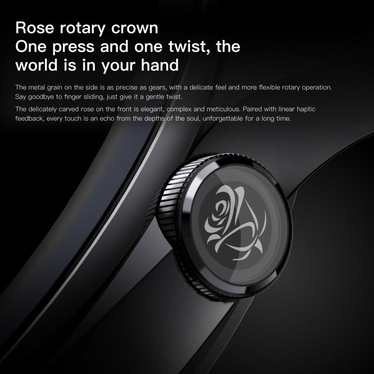 Sense 6 1.43 AMOLED Screen IP68 Waterproof Bluetooth Call Smartwatch Supports Health Monitoring(Black) - free shipping - PMC TechLife - Order now!