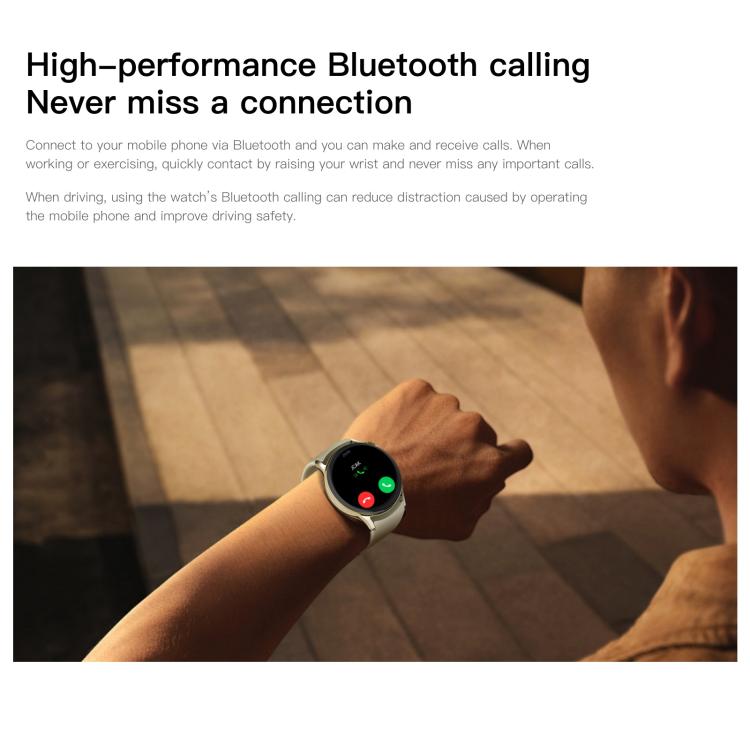 Sense 6 1.43 AMOLED Screen IP68 Waterproof Bluetooth Call Smartwatch Supports Health Monitoring(Black) - free shipping - PMC TechLife - Order now!