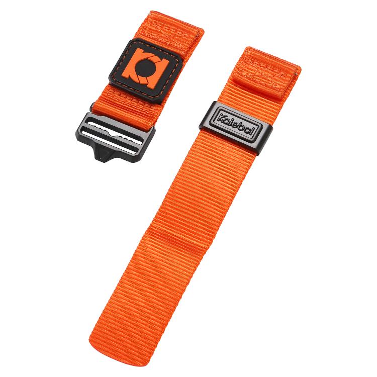 For Apple Watch 46mm / 49mm / 45mm / 44mm Kalebol Braided Nylon Sport Watch Band(Orange) - free shipping - PMC TechLife - Order now!