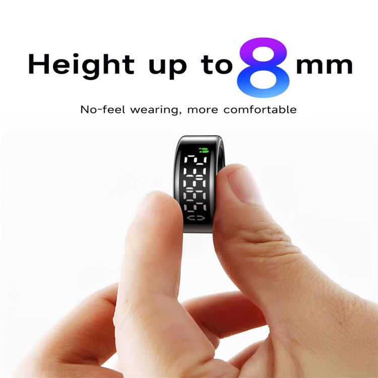 SY01 SIZE 8 Smart Ring, Support Heart Rate / Blood Oxygen / Sleep Monitoring / Multiple Sport Modes(Silver) - free shipping - PMC TechLife - Order now!