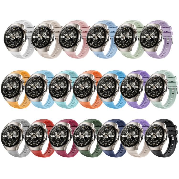 For Huawei Watch 5 42mm Vertical Silicone Watch Band(Gray) - free shipping - PMC TechLife - Order now!